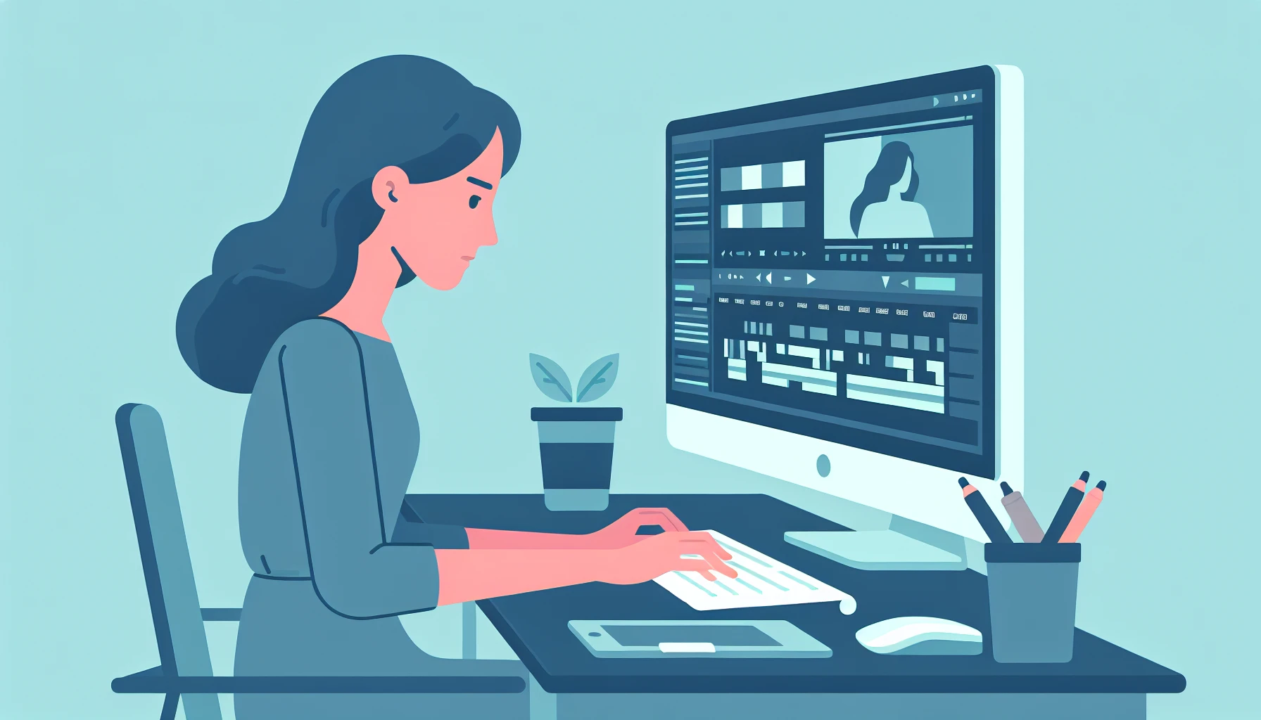 Illustration pour un CV de Monteur