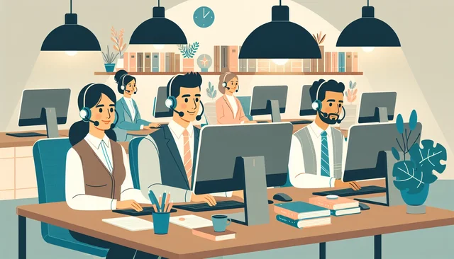 Illustration pour un CV de Téléconseiller