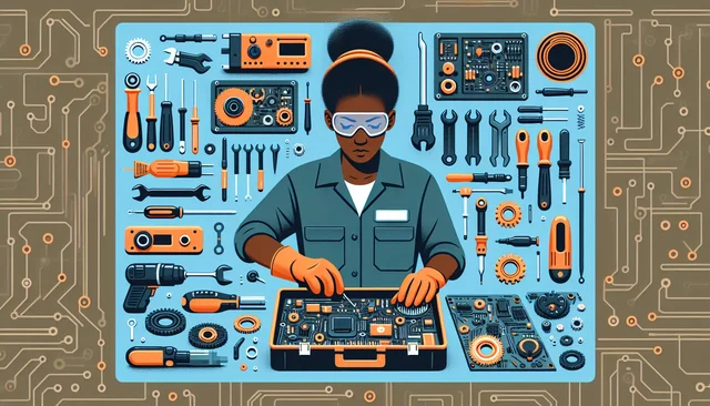 Illustration pour un CV de Electromécanicien