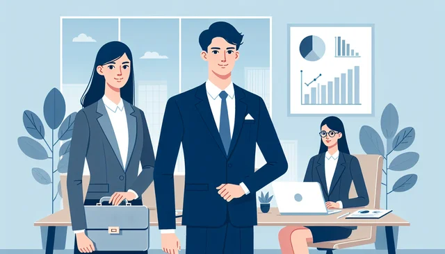 Illustration pour un CV de Cadre commercial