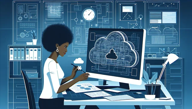 Illustration pour un CV de Architecte cloud