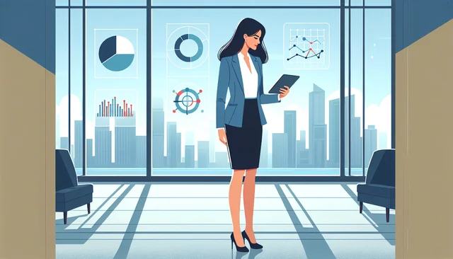 Illustration pour un CV de Manager
