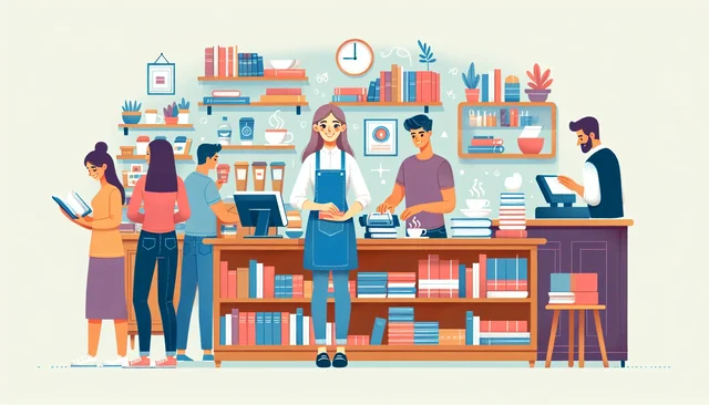 Illustration pour un CV de job étudiant